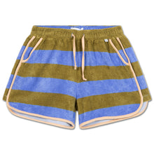 Laden Sie das Bild in den Galerie-Viewer, Sporty Short Moss Stripe