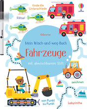 Laden Sie das Bild in den Galerie-Viewer, Mein Wisch-und-weg-Buch: Fahrzeuge