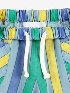 Baby Multicolor Stripes Denim Hose