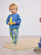 Laden Sie das Bild in den Galerie-Viewer, Baby Multicolor Stripes Denim Hose