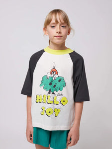 Hello Joy ranglan sleeves T-shirt