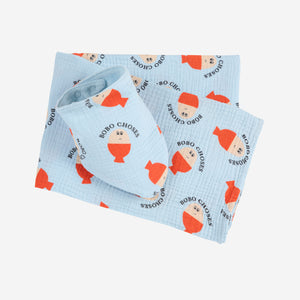 Garden Morning Egg all over Muslin & Bandana Set