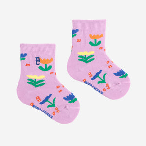 Baby Garden Party all over Socken