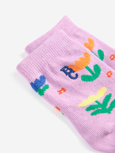 Baby Garden Party all over Socken