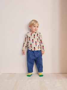 Baby Beneath The Moon Denim Baggy Hose