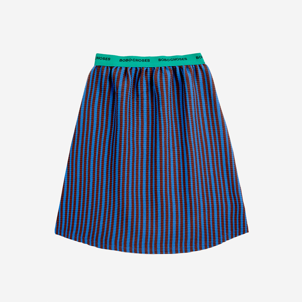 Bobo Choses stripes gerippter Rock