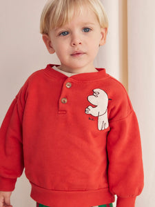 Baby Freedom Bird buttoned Sweatshirt