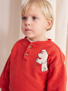 Baby Freedom Bird buttoned Sweatshirt