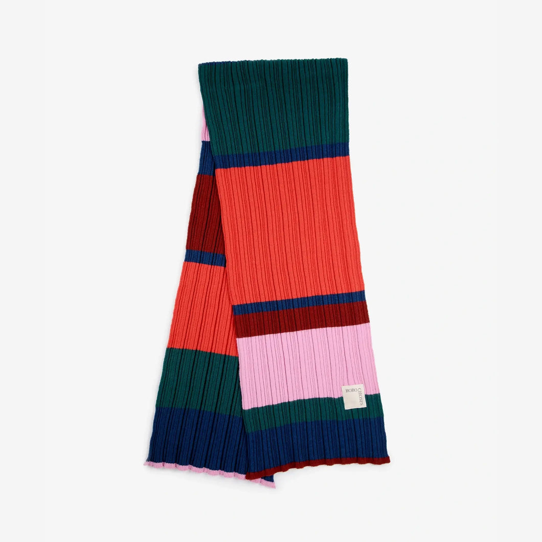 Multi stripes knitted Schal