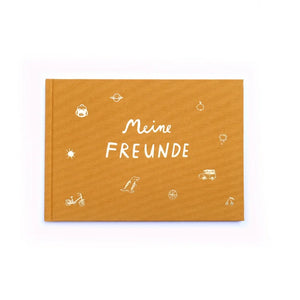 Freundschaftsbuch "Meine Freunde" AprikosenmarmeladeGELB