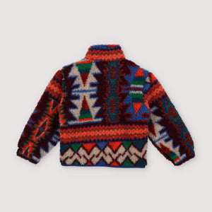 Everest Fleecejacke Wolle Ikat