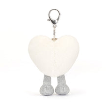 Laden Sie das Bild in den Galerie-Viewer, Amuseables Cream Heart Bag Charm