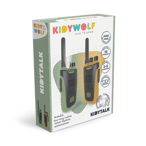 Kidytalk Walkie Talkie Set grün/orange