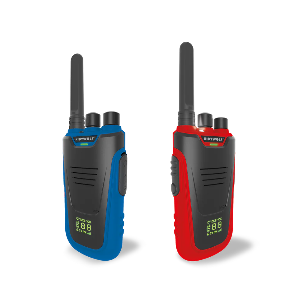 Kidytalk Walkie Talkie Set blau/rot