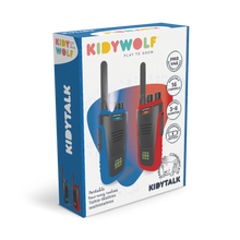 Laden Sie das Bild in den Galerie-Viewer, Kidytalk Walkie Talkie Set blau/rot