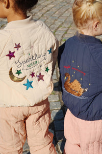 Juno Bomberjacke Stars Pailletten Frappe