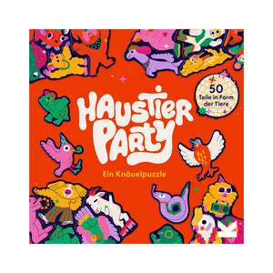 Haustier-Party 50-teiliges Puzzle