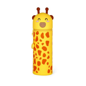 2-in-1-Federmäppchen aus Silikon Giraffe