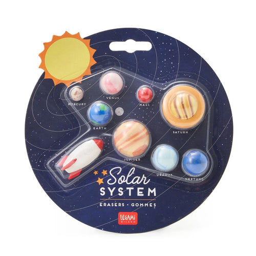 Solar System 9er Set Radiergummis