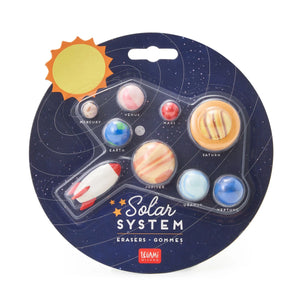 Solar System 9er Set Radiergummis