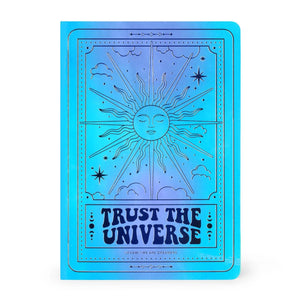 Liniertes Notizbuch Medium A5 "Trust the Universe"