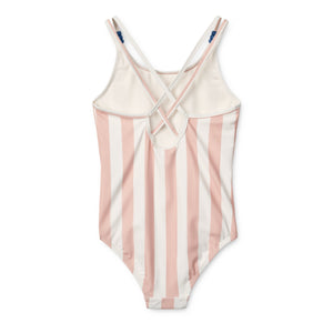 Suna Badeanzug Stripe Sorbet rose