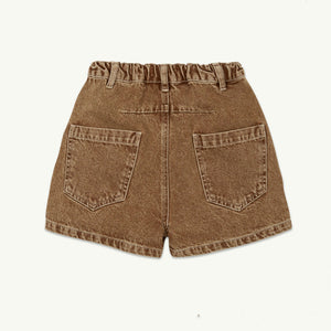 Denim Short Camel Stonewashed