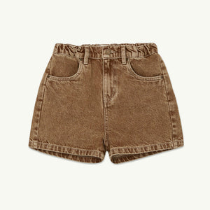 Denim Short Camel Stonewashed