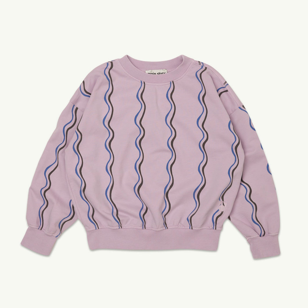 Bubble Sweatshirt Lavender Frost