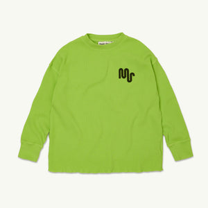 Waffle Longsleeve Lime Green