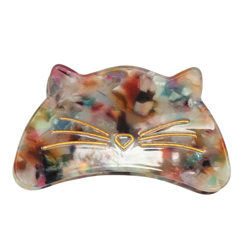 Cat Face Bulldog Haarclip