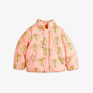 Winter Flowers Puffer Jacke