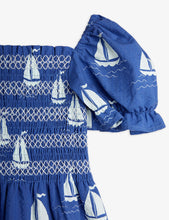 Laden Sie das Bild in den Galerie-Viewer, Sailing Boats Woven Kleid