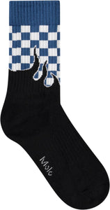 Norman 2er Set Socken Blue Flames