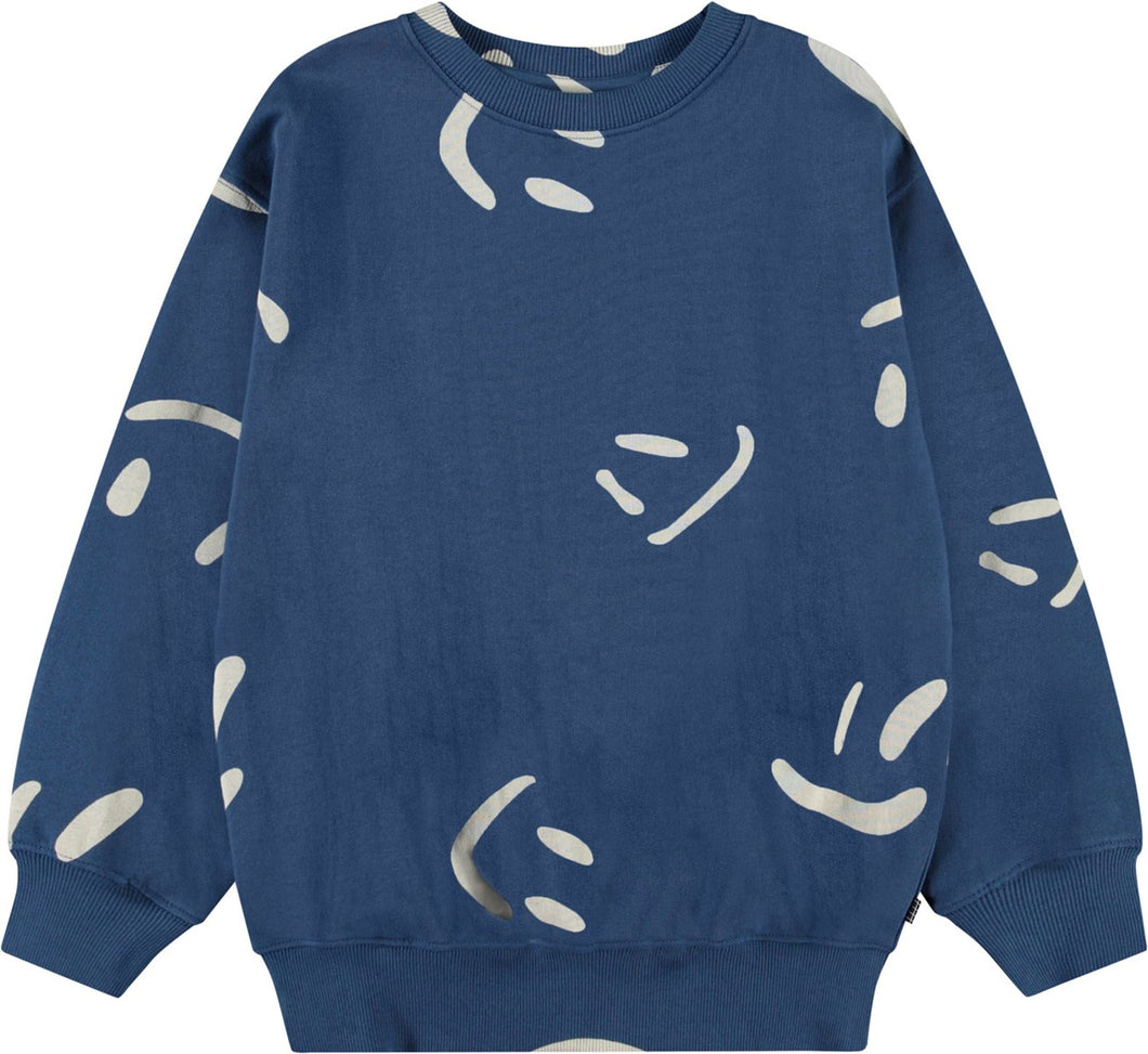 Sweatshirt Monti Big Smiles Blue