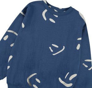 Sweatshirt Monti Big Smiles Blue