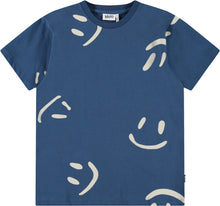 Laden Sie das Bild in den Galerie-Viewer, T-Shirt Riley Big Smiles Blue