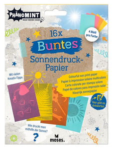 PhänoMINT Buntes Sonnendruck-Papier