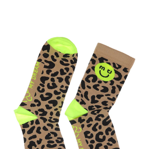 Neon Leo Socken