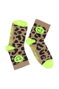 Neon Leo Socken