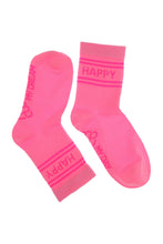 Laden Sie das Bild in den Galerie-Viewer, Neon Happy Pink Socken