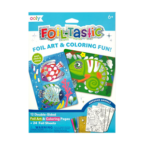 Foil-tastic Foil Art & Coloring Set Tiere