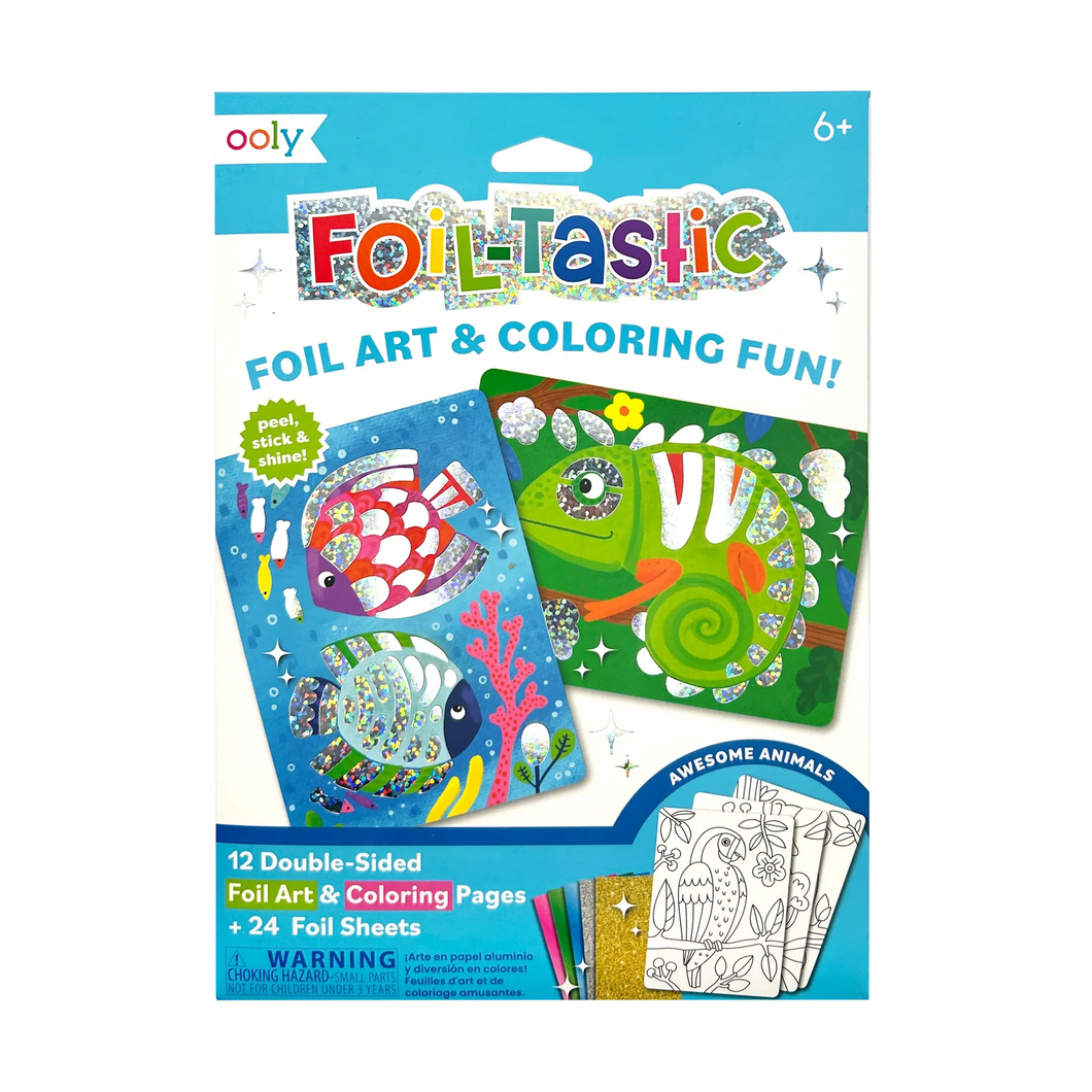 Foil-tastic Foil Art & Coloring Set Tiere