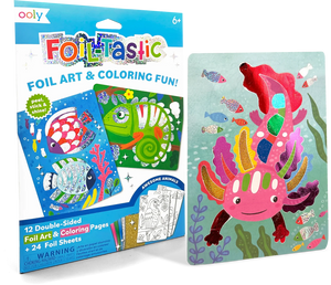 Foil-tastic Foil Art & Coloring Set Tiere