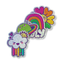 Laden Sie das Bild in den Galerie-Viewer, Stickiville Vinyl Stickers &quot;Happy Rainbows&quot;