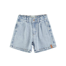 Laden Sie das Bild in den Galerie-Viewer, Shorts Washed Blue Denim