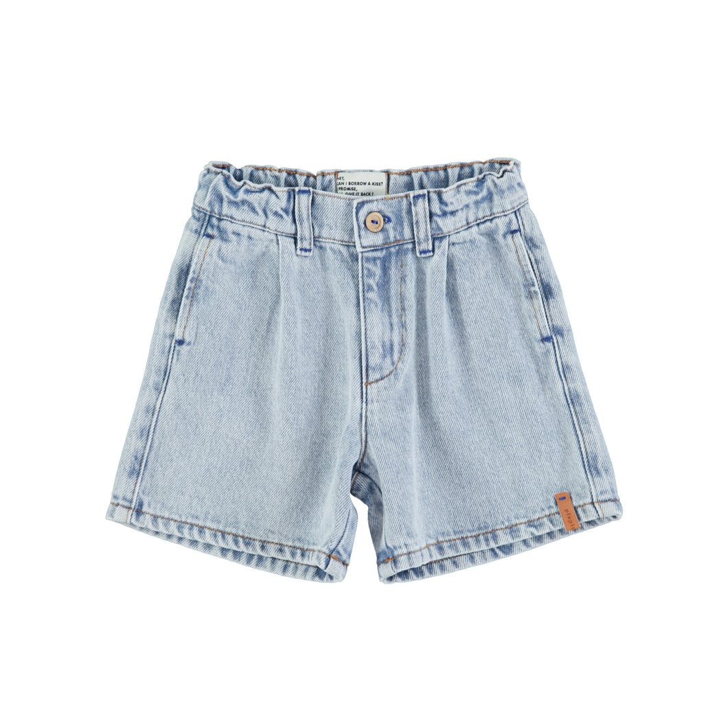 Shorts Washed Blue Denim