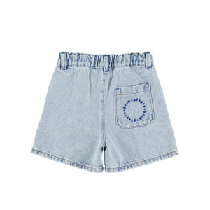 Shorts Washed Blue Denim