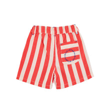 Laden Sie das Bild in den Galerie-Viewer, Shorts white &amp; red Stripes