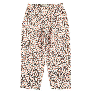 Hose Ecru Animal Print